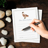 Een Lucky Duck Classic Boy Verjaardag Tijd Capsule Informatiekaartje