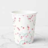 Een Lucky Duck Pink Eerste Verjaardagsfeestje Papieren Bekers (Rechts)