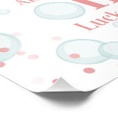 Een Lucky Duck Pink verjaardagsfeestje Foto Afdruk (Hoek)