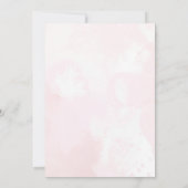 Een Lucky Duck Roze Meisje Rubber Eend 1e verjaard Kaart (Achterkant)