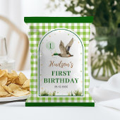 Een Lucky Duck Verjaardag Chip Bag Wrapper Flyer