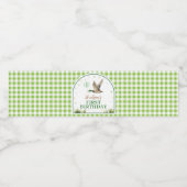 Een Lucky Duck Verjaardag Water Bottle Label Waterfles Etiket (Enkel label)