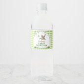 Een Lucky Duck Verjaardag Water Bottle Label Waterfles Etiket (Voorkant)