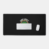 Een Lucky Grammie Leopard Rainbow Saint Patrick's Bureaumat (Keyboard & Muis)