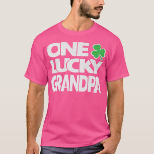 Eén Lucky Grandpa Clover Mannen St Patricks Day Gr T-shirt