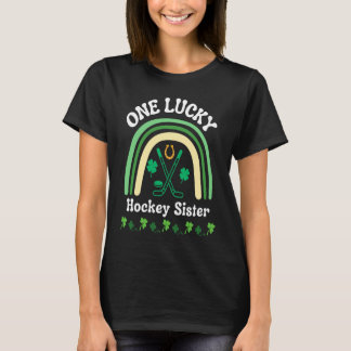 Een Lucky Hockey zuster Irish St Patrick's Day T-shirt