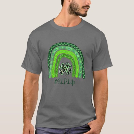 Eén Lucky leraar sint Patrick's Day SLP voor de Lu T-shirt (Voorkant)