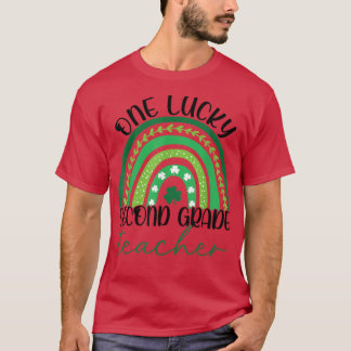 Eén Lucky leraar St Patrick's Day 2e graad T-shirt