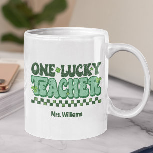 Een Lucky leraar St. Patrick's Day Koffiemok
