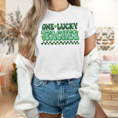 Eén Lucky leraar St Patricks Day , St Pattys Day T-shirt