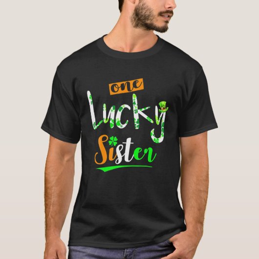 Eén Lucky leraar St Patrick's Day T-shirt (Voorkant)