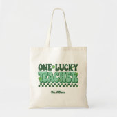 Een Lucky leraar St. Patrick's Day Tote Bag (Voorkant)