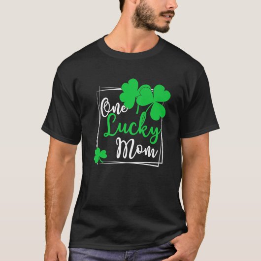 Een Lucky Mam T-shirt - Grappig gezin St Patrick's (Voorkant)