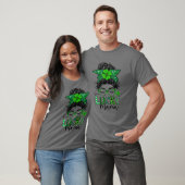 Een Lucky Mama St Patrick's Day Bun Leopard T-shirt (Unisex)