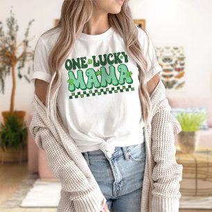 Eén Lucky Mama St Patricks Day, St Pattys Day T-shirt