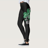 Eén Lucky Mama T-shirt St Patricks Day Leggings (Links)