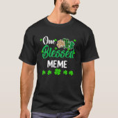 Een Lucky Meme Clover St. Patrick's Day Irish T-shirt (Voorkant)
