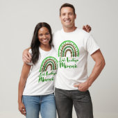Eén Lucky Momma Irish Rainbow Leopard Patricks Day T-shirt (Unisex)