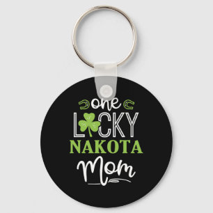 Een Lucky Nakota Horse Mom Ierse paardrijden Sleutelhanger