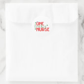 Een Lucky Neurse St Patricks Day Vibration Ronde Sticker (Tas)