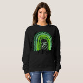 Eén Lucky Nurse Boho Rainbow Leopard Irish St. Pat Trui (Voorkant volledig)