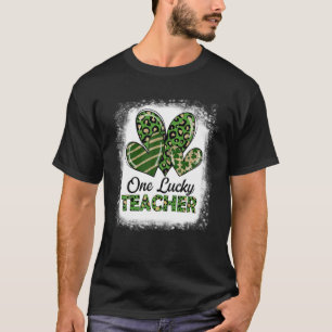 Eén Lucky Nurse Green Heart Shamrock St Patricks D T-shirt