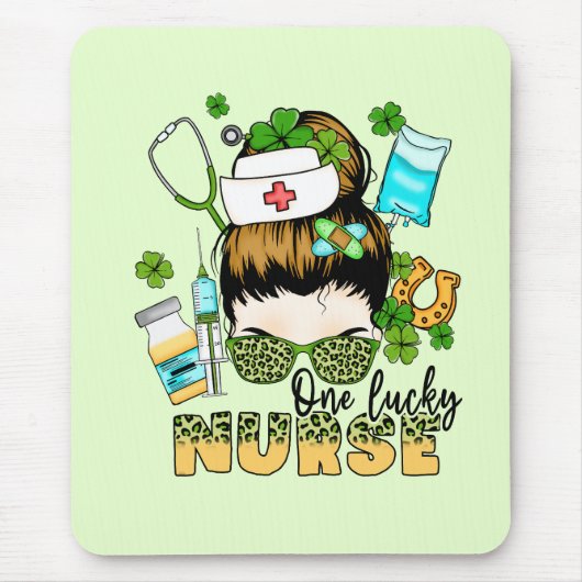 Een Lucky Nurse St. Patrick's Muismat (Voorkant)