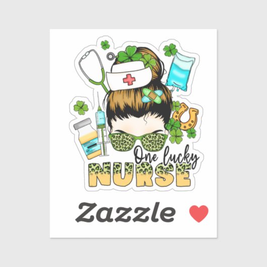 Een Lucky Nurse St. Patrick's Sticker (Vel)
