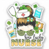 Een Lucky Nurse St. Patrick's Sticker (Voorkant)