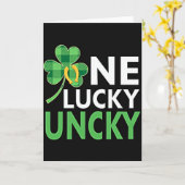 Eén Lucky Onfortuinlijke Kaart (Gele Bloem)