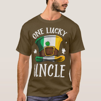 Eén Lucky oom Ireland vlag St Patrick's Day Sham T-shirt
