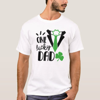 Een Lucky Pap Green St Patricks Day Mannen Kind T-shirt