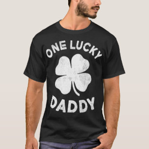 Een Lucky Pap St Patricks Day Green Shamrock Leaf T-shirt