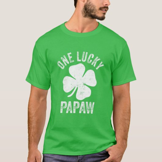 Eén Lucky Papaw  St Patrick Day Gift T-shirt (Voorkant)