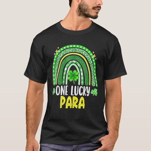 Een Lucky Para - Funny Family St Patrick's Day Gif T-shirt (Voorkant)