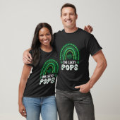Een Lucky Pop Shamrock Patrick's Day Rainbow Iris T-shirt (Unisex)