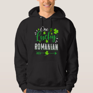 Een Lucky Roemeens Shamrock Leprechaun Pet St Patr Hoodie