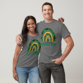 Eén Lucky School Social Worker Rainbow St Patricks T-shirt (Unisex)