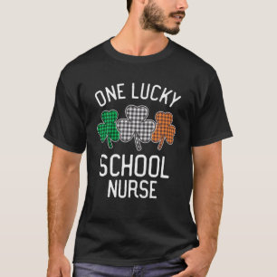 Een Lucky School verpleegster St Patrick's Day Ier T-shirt