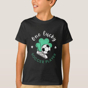 Een Lucky Soccer Player Funny Humoureuze St. Patri T-shirt