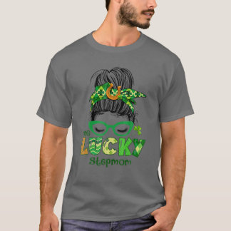 Een Lucky Stepmam Bun St Patrick's Day T-shirt