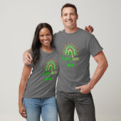 Eén Lucky Teacher Rainbow St Patrick Day T-shirt (Unisex)