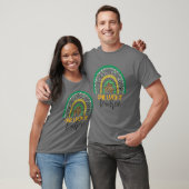 Eén Lucky Teacher Rainbow St Patrick Day T-shirt (Unisex)