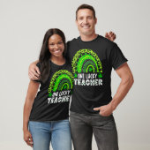 Eén Lucky Teacher Rainbow St Patricks Day Funny 20 T-shirt (Unisex)