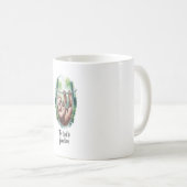 Een lui wild dier moe koffiemok (Voorkant rechts)