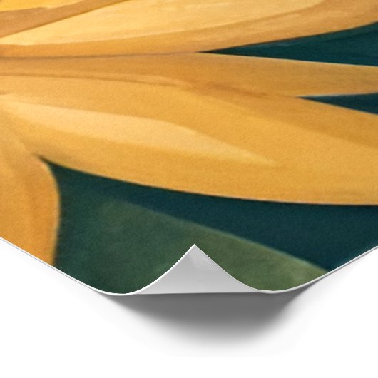 Een luiaard in de Sterrennacht Poster (Hoek)