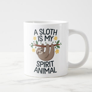 "Een luiaard is mijn geestdier Grote Koffiekop