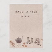 Een luidop minimalistisch briefkaart voor zegenen (Voorkant)