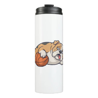 Een luie hond thermosbeker