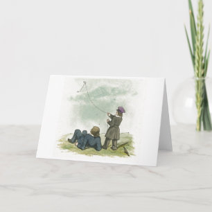 Een luie Middag, Wenskaart Kaart